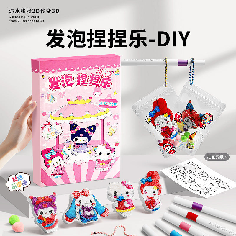 DIY 3D Coloring & Squeeze Toy – Kids Roleplay Craft Set