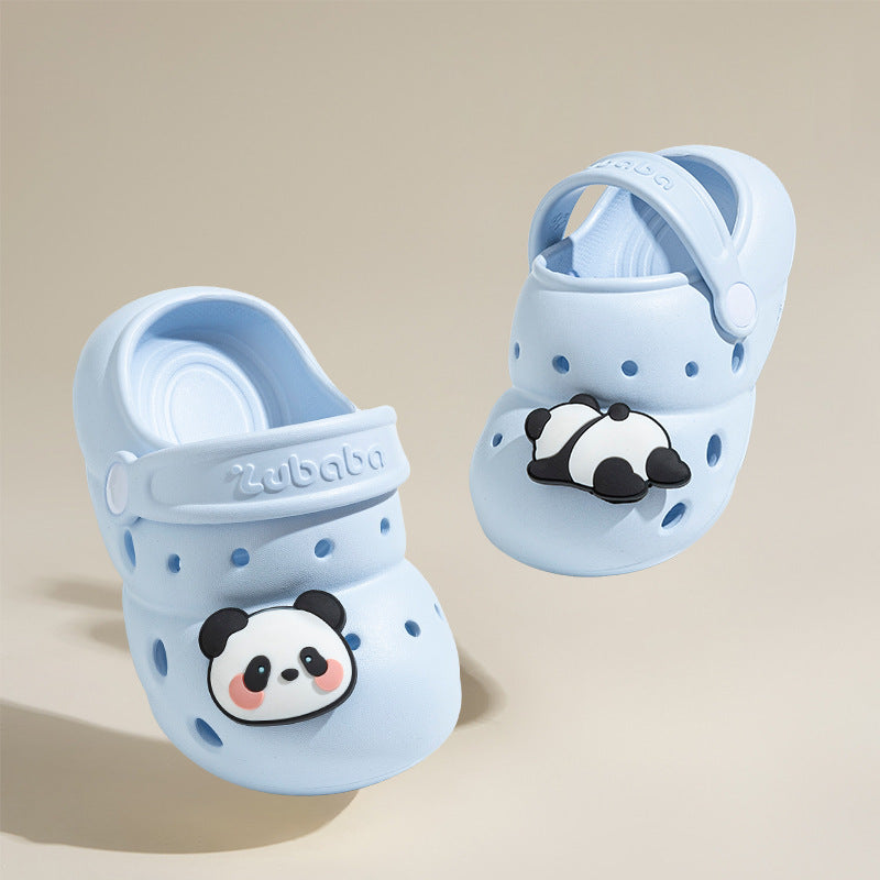 Blue girls summer sandals with comfortable and breathable design for outdoor wear