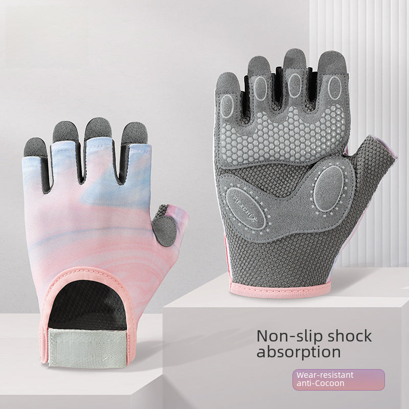 INSTOCK-Unisex Half-Finger Fitness Gloves – Anti-Slip,