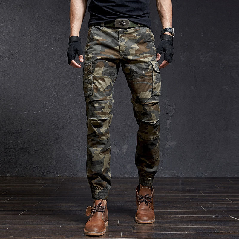 Men’s Camouflage Joggers | Japanese Style Cargo Sports Pants
