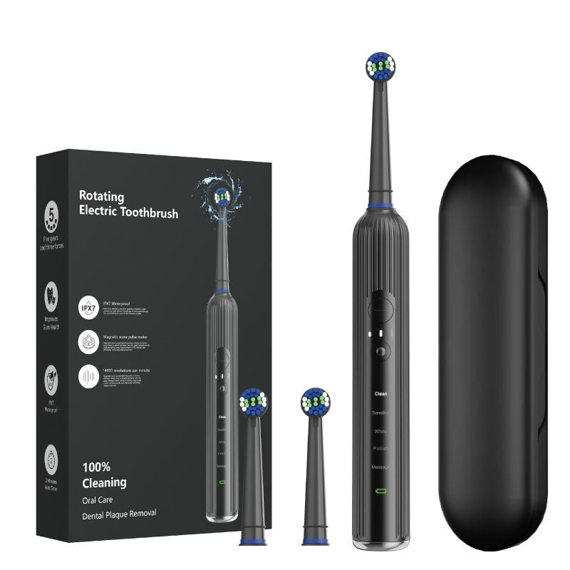 Rotating Ultrasonic Electric Toothbrush – Wireless Long-Life Oral