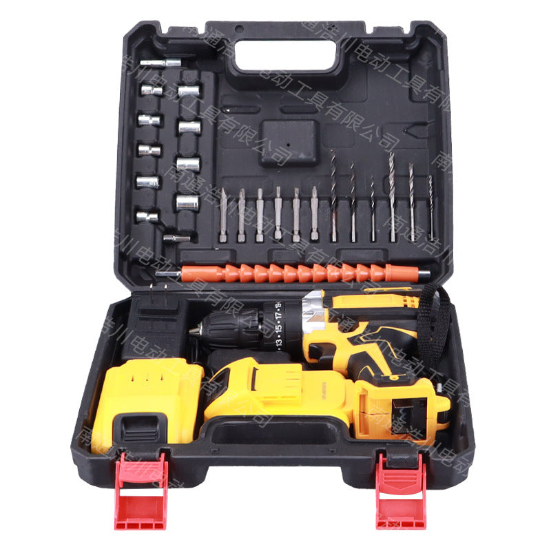21V Impact Electric Drill Double Speed Screwdriver