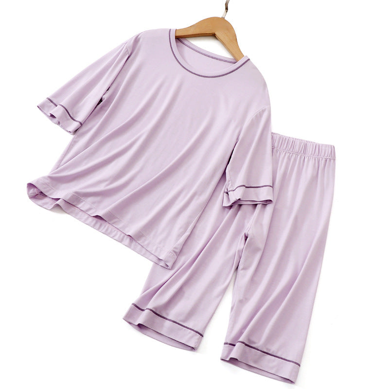 2025 Kids Summer Modal Outfit Set Short Sleeve & Shorts