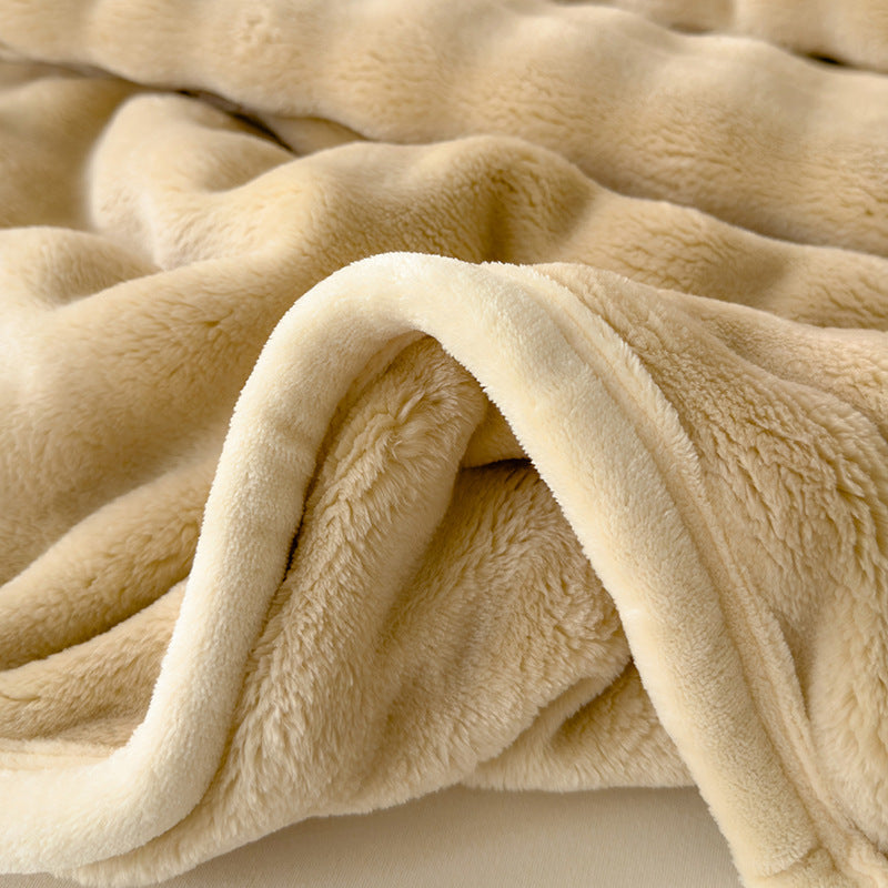 Doudou Thickened Sofa & Office Nap Blanket – Light Luxury