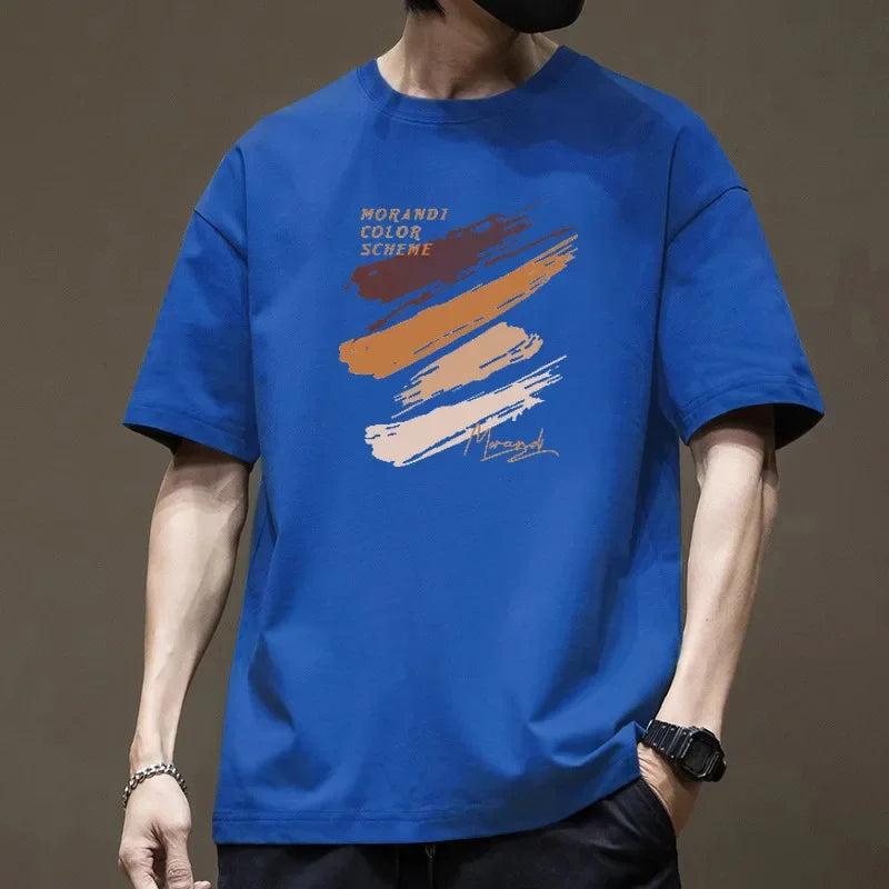 200g Japanese Cotton T-Shirt – Loose Summer Streetwear
