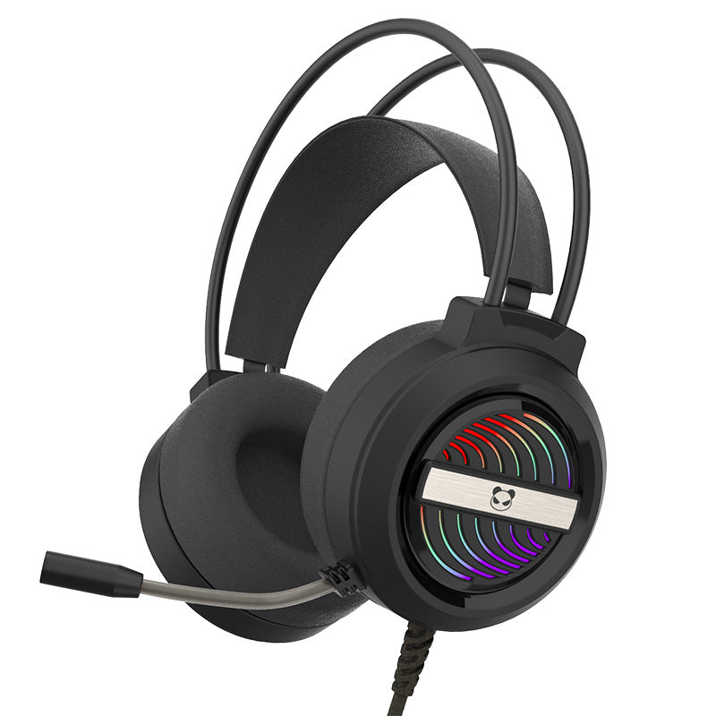 Wired Head-Mounted Noise-Canceling Headphones for Gaming &