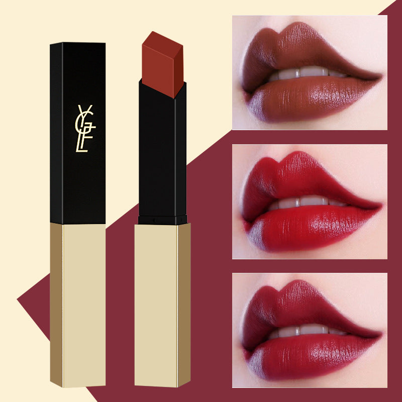Dixianer Small Gold Tube Velvet Lipstick