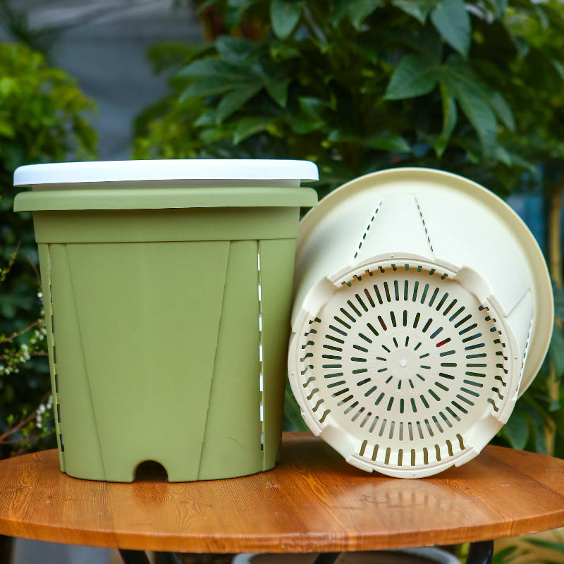 Balcony Root Control Flower Pot for Gardening