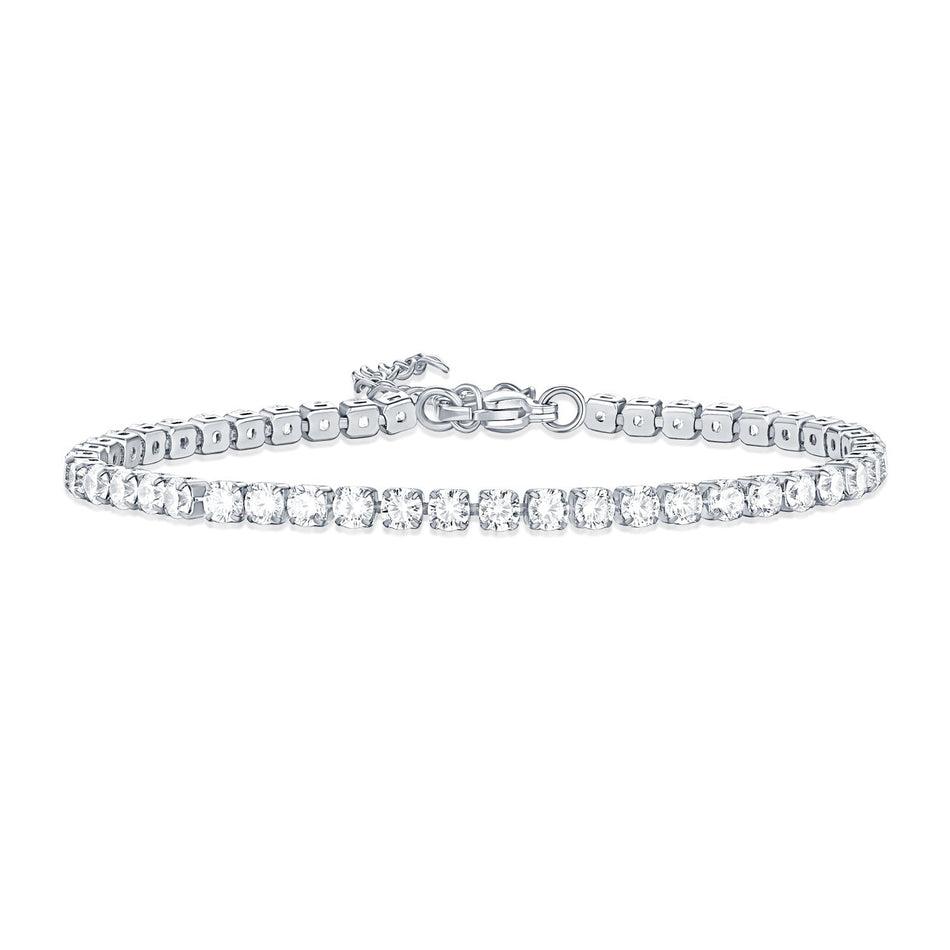 Diamond Claw Chain Bracelet – Light Luxury Women’s Jewelry