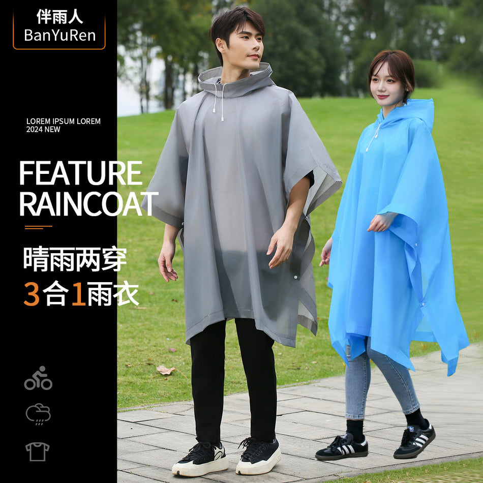Portable Raincoat for Adults – Lightweight & Waterproof
