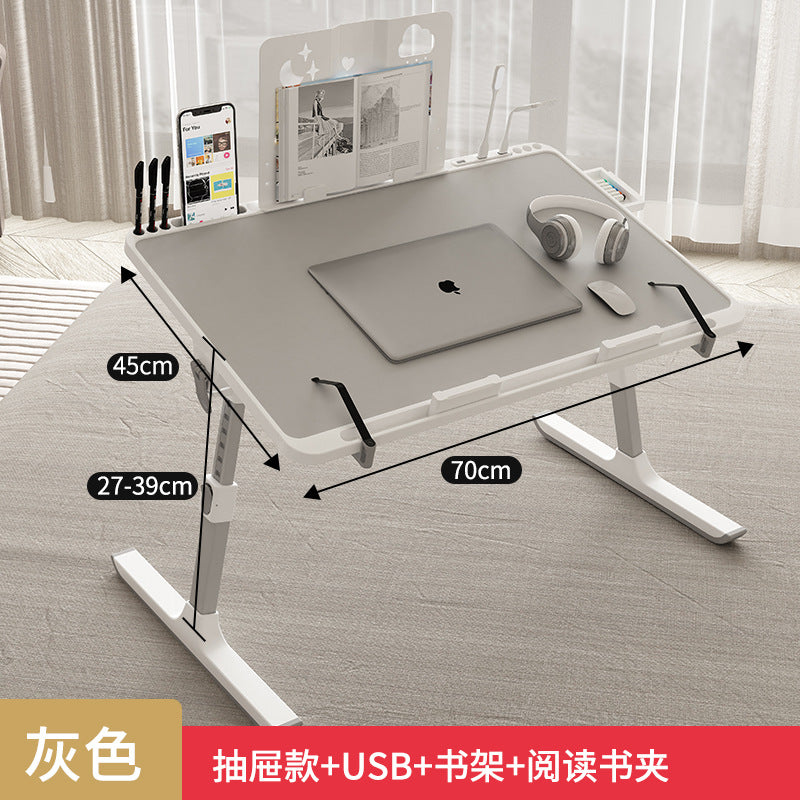 Adjustable Foldable Bed Table – Laptop & Study Desk
