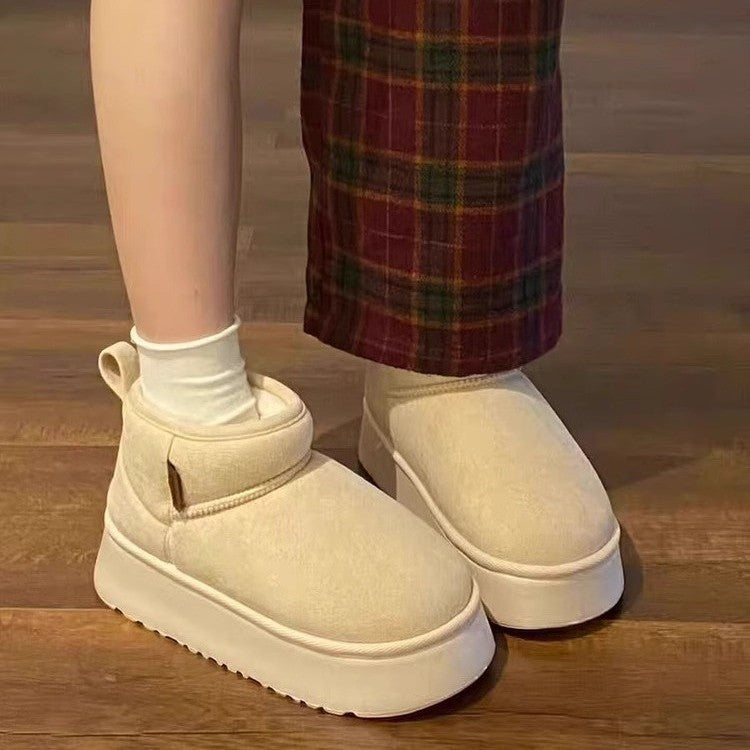 2026 Warm Thick Sole Snow Boots for Women – Non-Slip