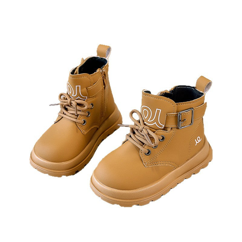 2025 Kids British Style Martin Short Boots Boys & Girls