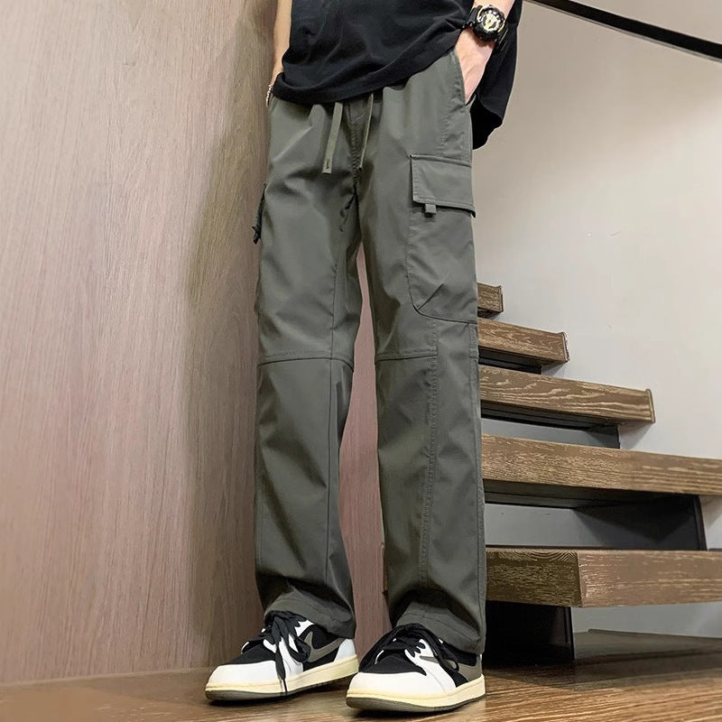 Plus Velvet Cargo Pants Men’s Autumn Winter Workwear