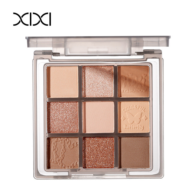 Xixi Smoke Powder Nine-Color Eye Shadow Palette