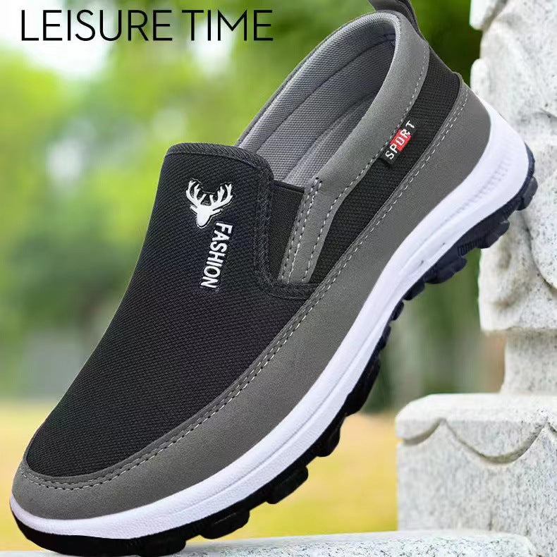 Men’s Old Beijing Soft-Soled Walking Dad Shoes