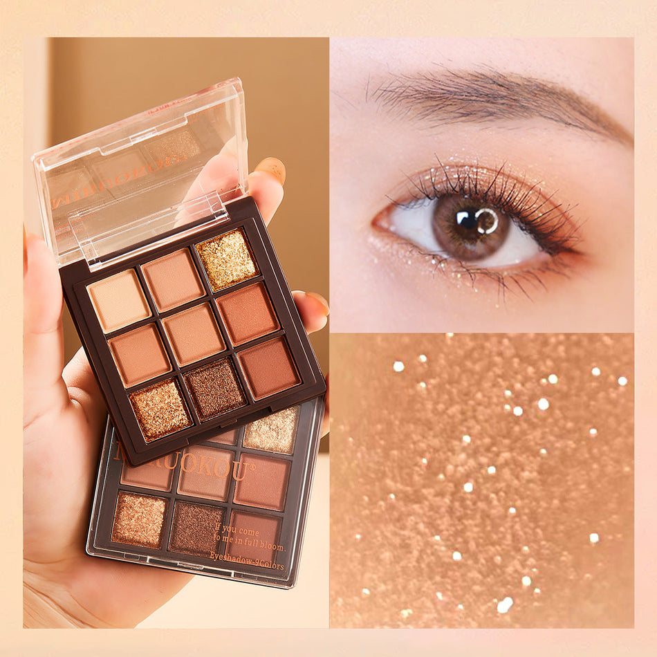 Mirokom Nine-Color Chocolate Eyeshadow Palette