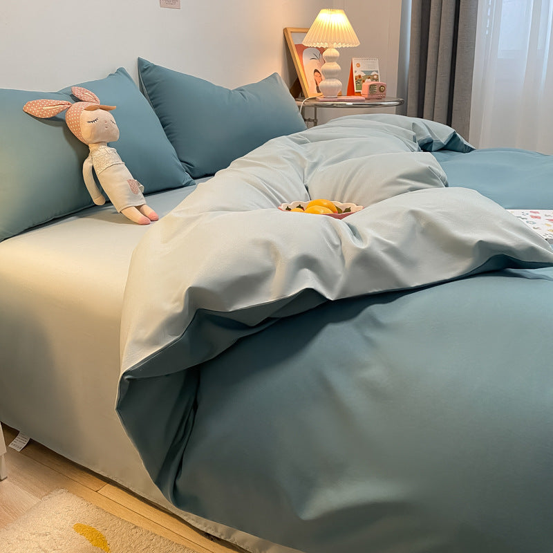 Light Luxury Bedding Sets – 3/4-Piece Dorm & Home 🛏️✨