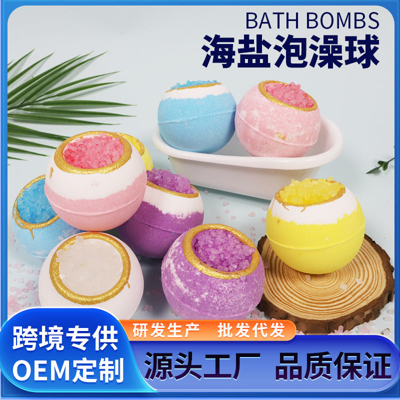 Crystal Sea Salt Bubble Bath Ball 100g