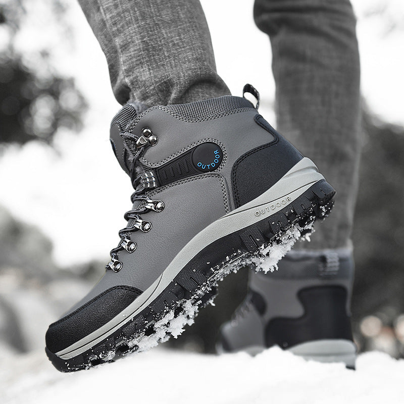 INSTOCK-Plus Size Winter Fleece-Lined Snow Boots Nepal