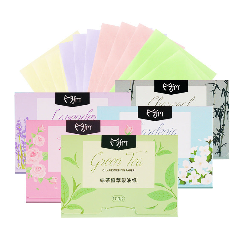Bamboo Charcoal & Green Tea Oil-Absorbing Facial Paper – Magic