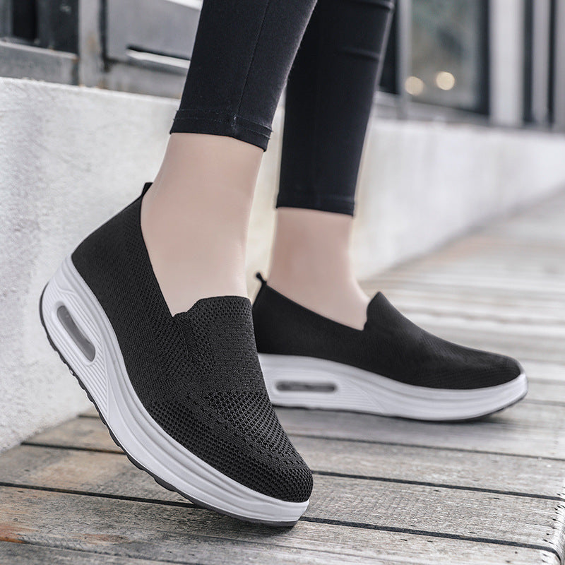 Women's Fly-Woven Slip-On Sports Shoes