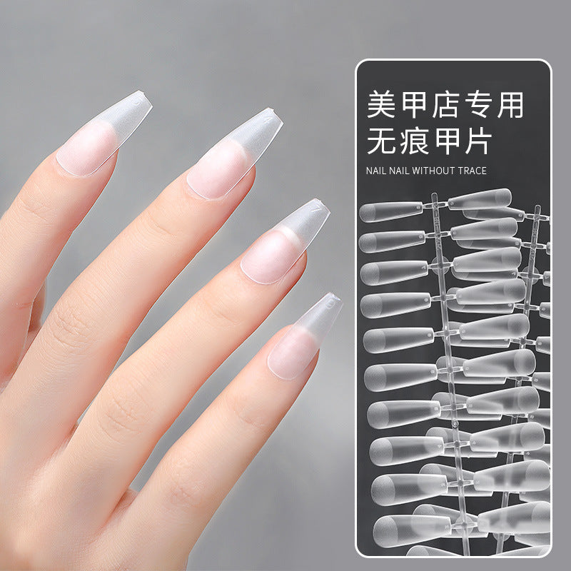 Frosted Nail Patches – Ultra-Thin Extension Sticker Set
