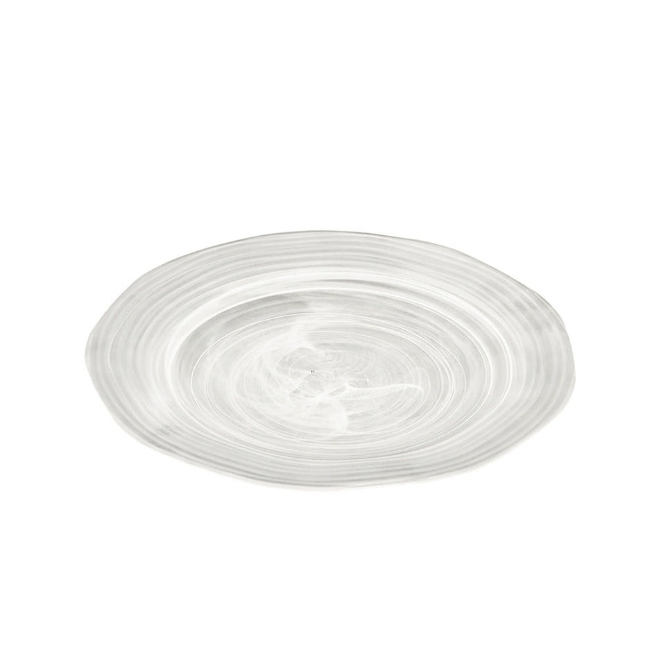 Ice Silk Diamond Pattern Plate 10.5" Retro Japanese Style