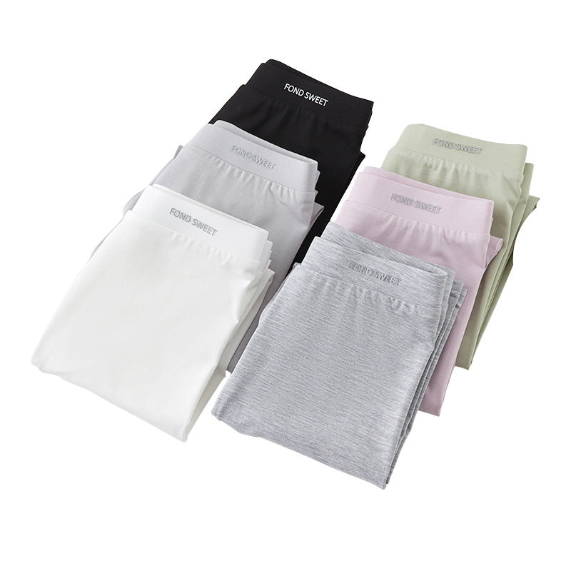 Girls’ Modal Summer Leggings – Thin Nine-Point Pants