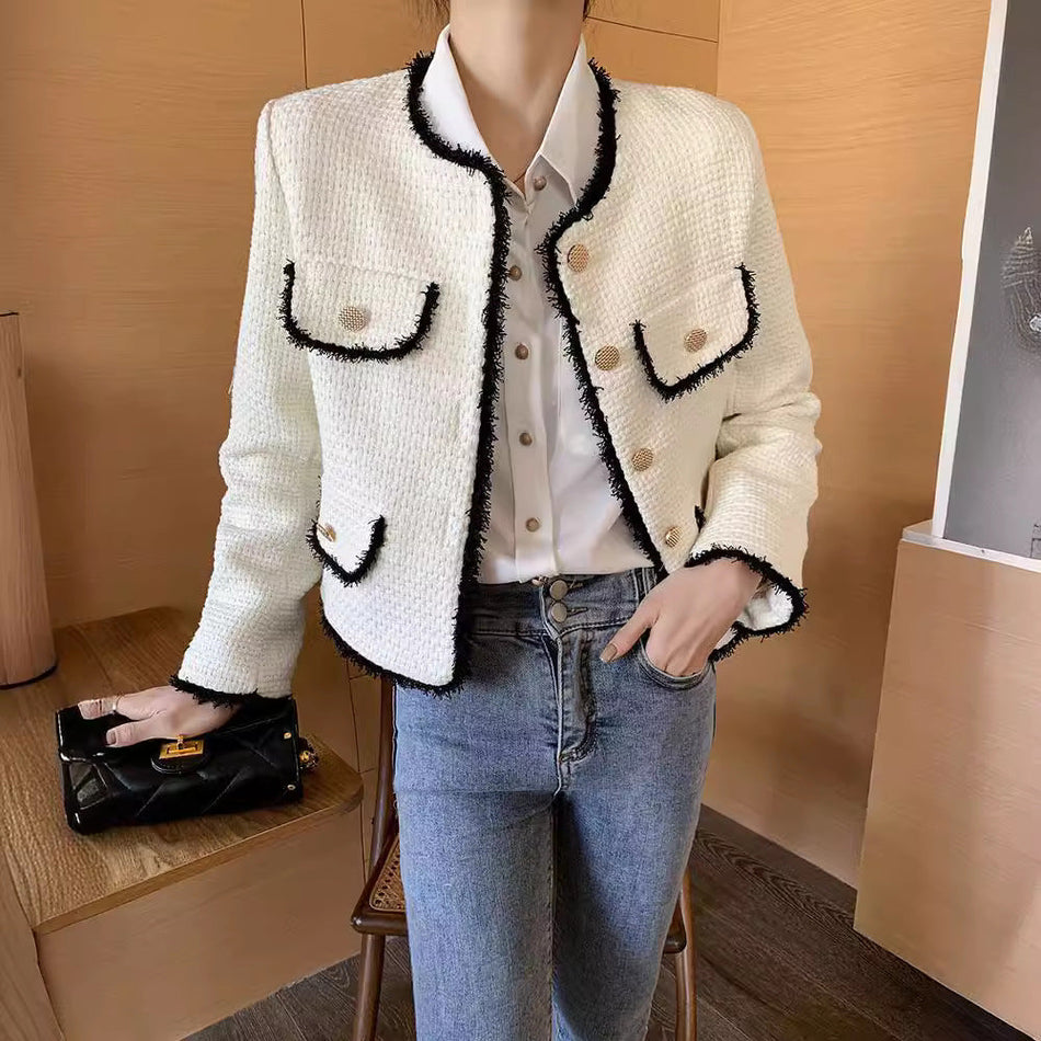 Women’s Chanel-Style Tweed Coat