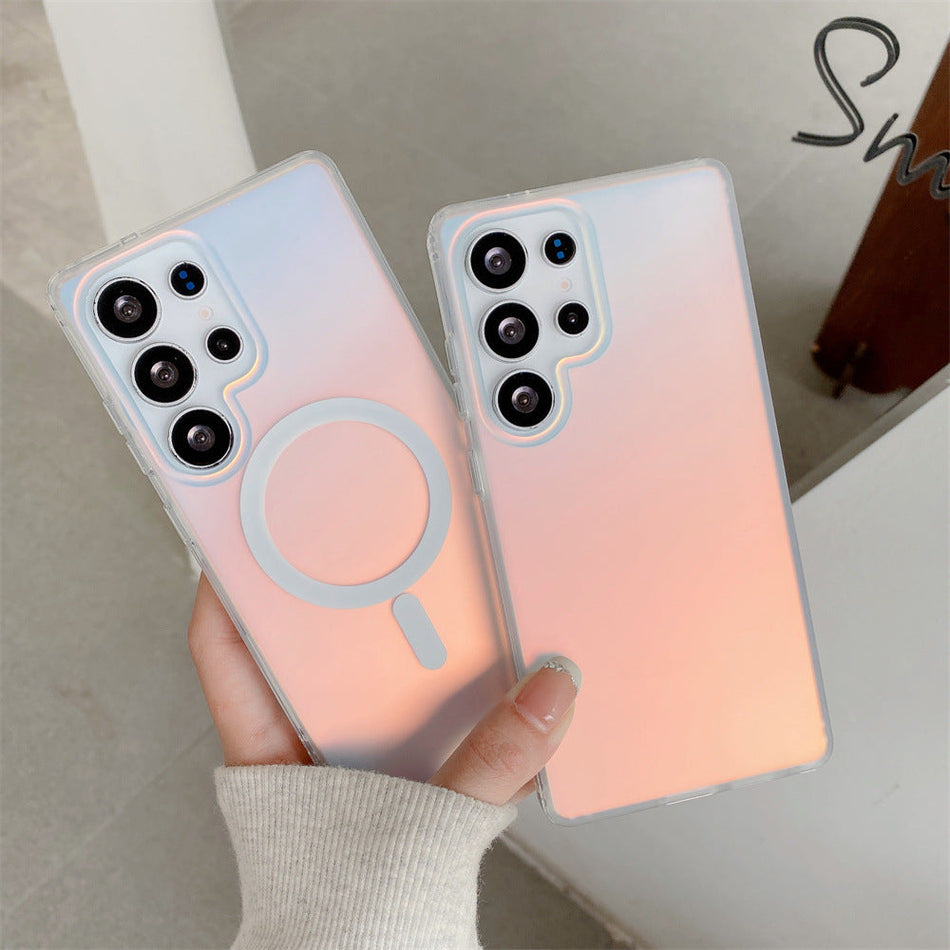 STOCK-Laser Chameleon Magnetic Case for Samsung S25/S24