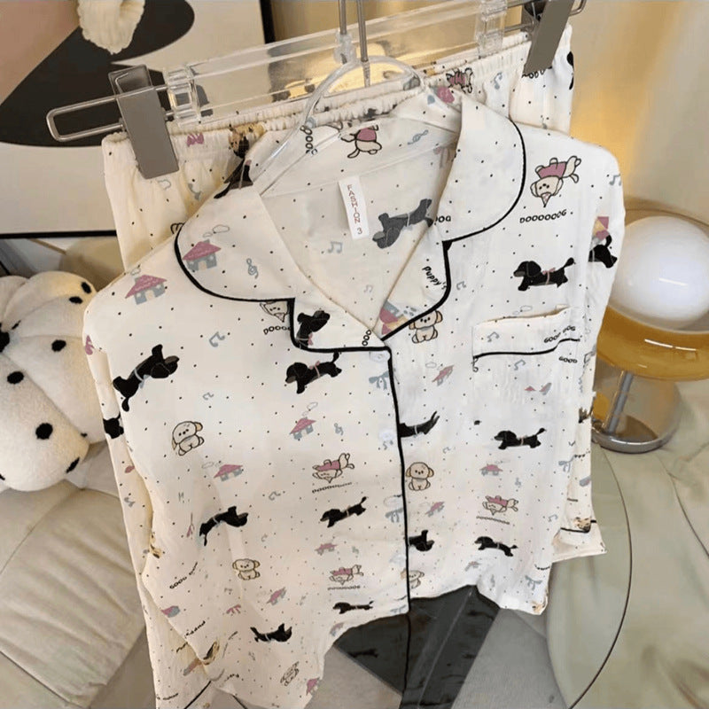 STOCK-Cloud Cotton Cherry Print Pajama Set – 2 Piece