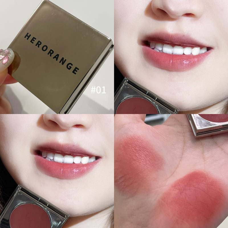 HERORANGE Soft Lip Mud – Nude Blush & Lip Cream