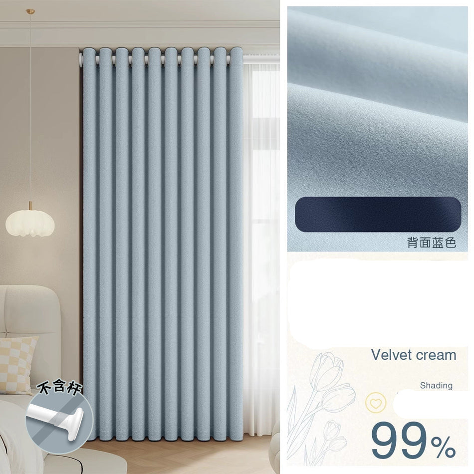 Non-Perforated Bedroom Curtains – Hook-Type Full Shading Sun
