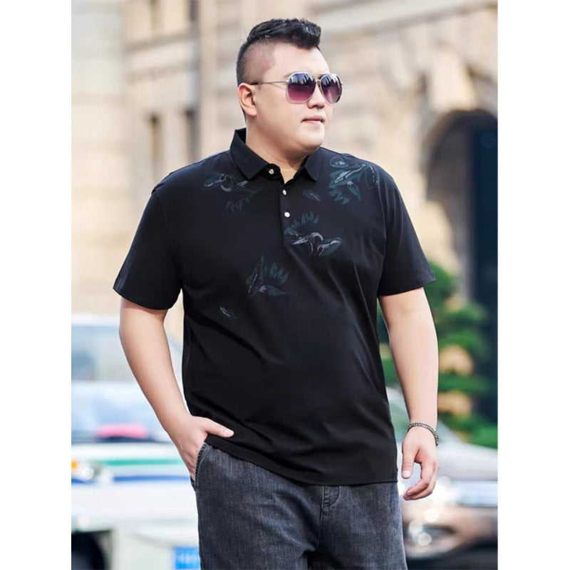 lus Size Men's Summer Polo – Loose Fit Business Casual