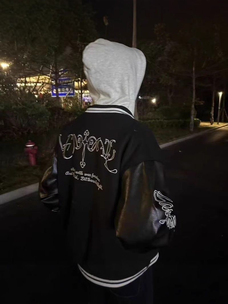 Unisex 2026 American Letter Baseball Jacket – Loose Spring Style