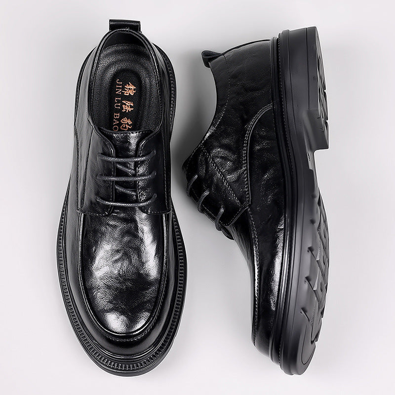 INSTOCK-Men’s Casual Leather Shoes – Trendy & Stylish Groomsman