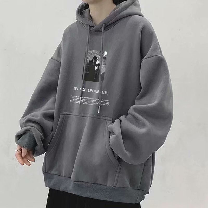 Boys’ Oversize Hoodie 2024 – Thick Fleece Fall/Winter Jacket