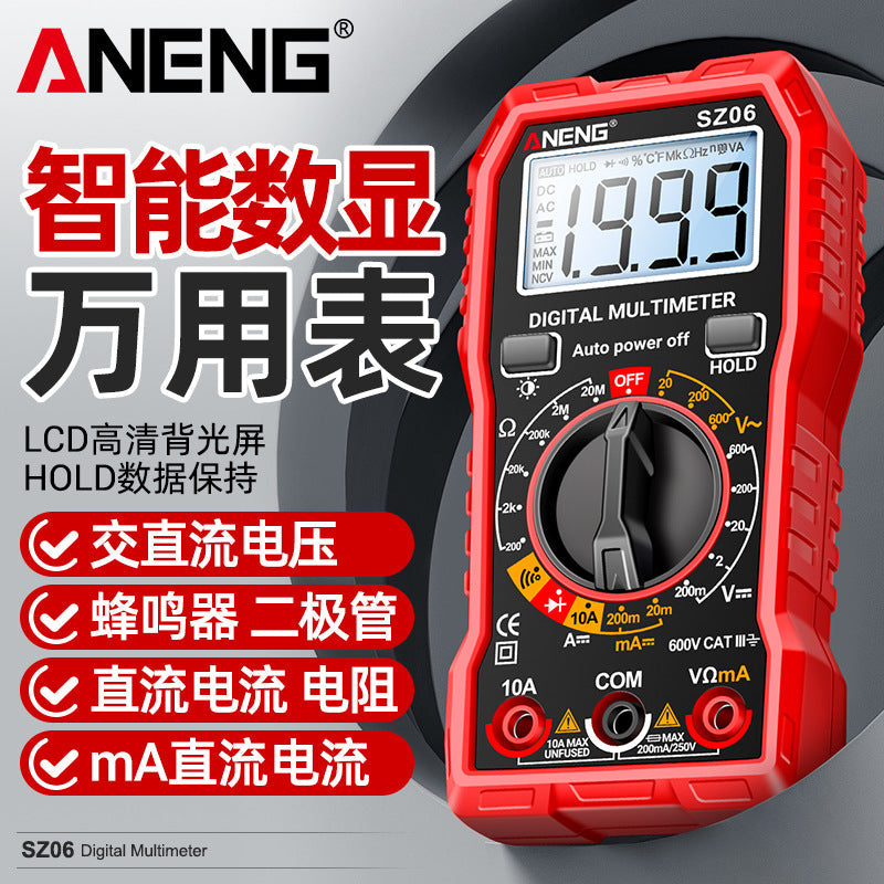 ANENG Smart Digital Multimeter High Precision Anti-Burn