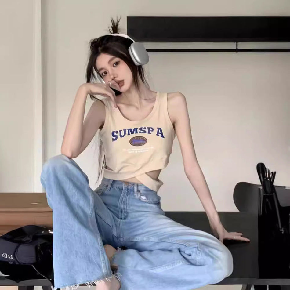 Irregular Wide Strap Camisole