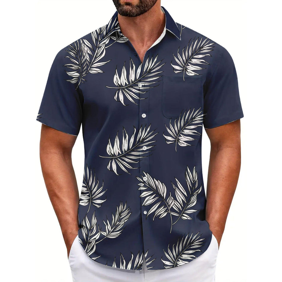 Men’s 3D Printed Hawaiian Floral Shirt