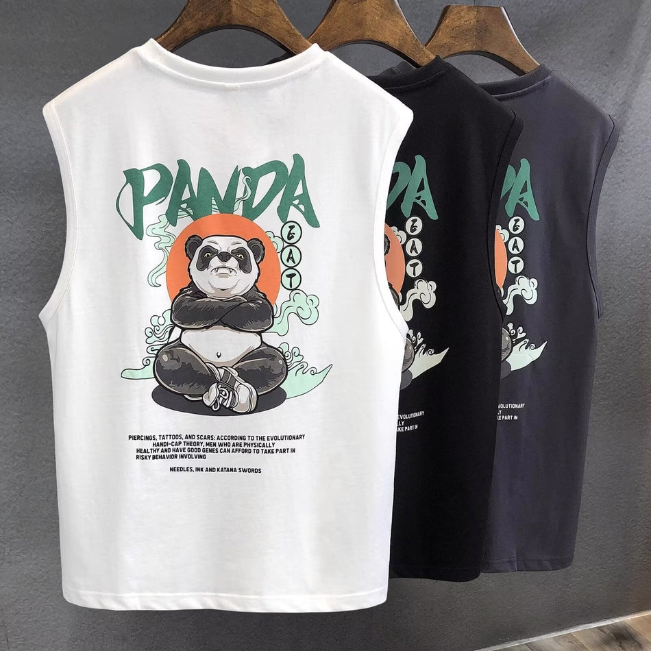 Men’s Bear Print Vest