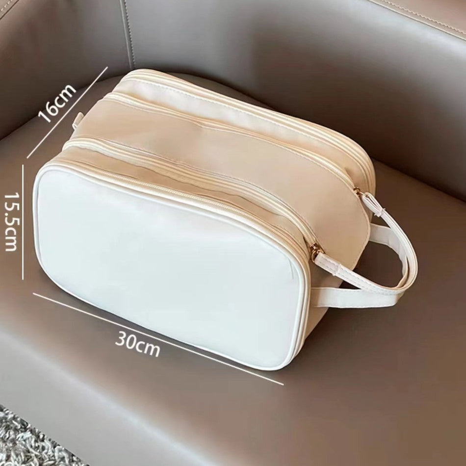 Women's Large Capacity Cosmetic Bag Travel Makeup Organizer