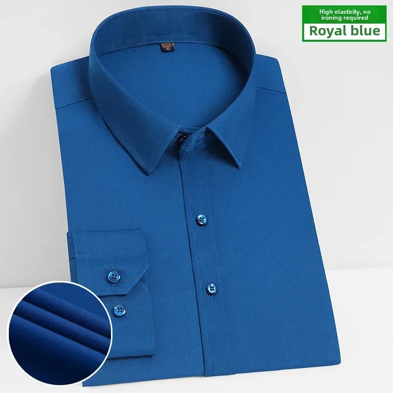 Men's Slim White Shirt | Non-Iron Business Style