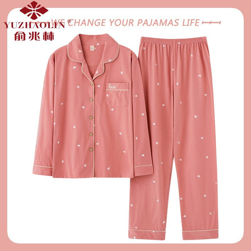 100% Cotton Women’s Pajama Set – Long Sleeve & Stylish Fit