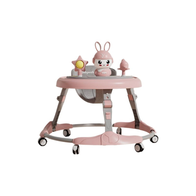 7-Gear Foldable Baby Walker | Anti-Rollover Multifunctional