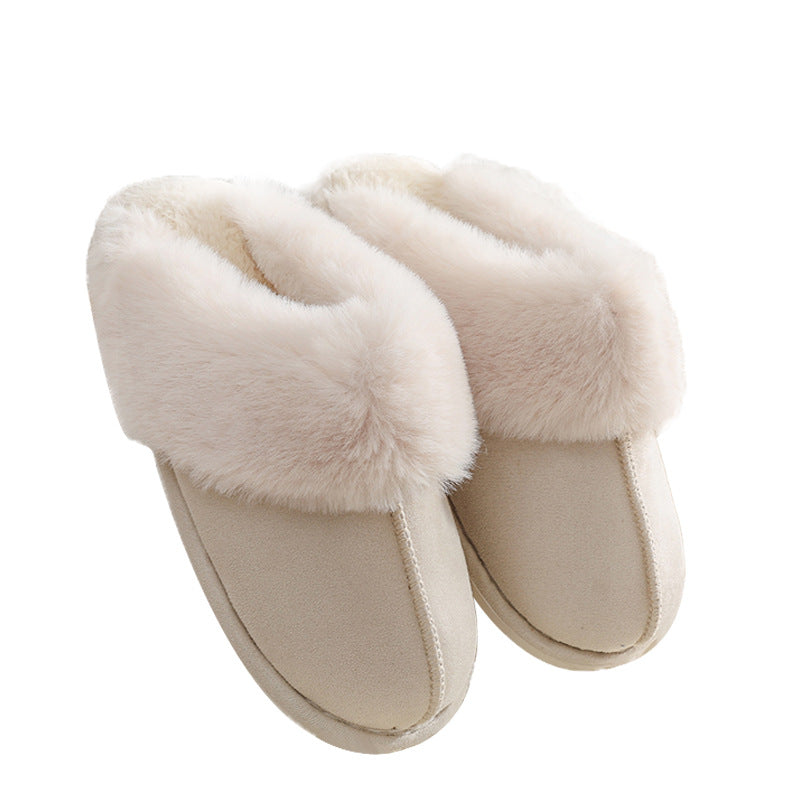 Warm Cotton Slippers for Men & Women – Autumn Winter Indoor