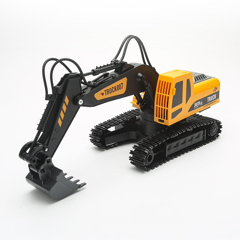 Alloy RC Excavator Toy – Electric Construction Car for Boys