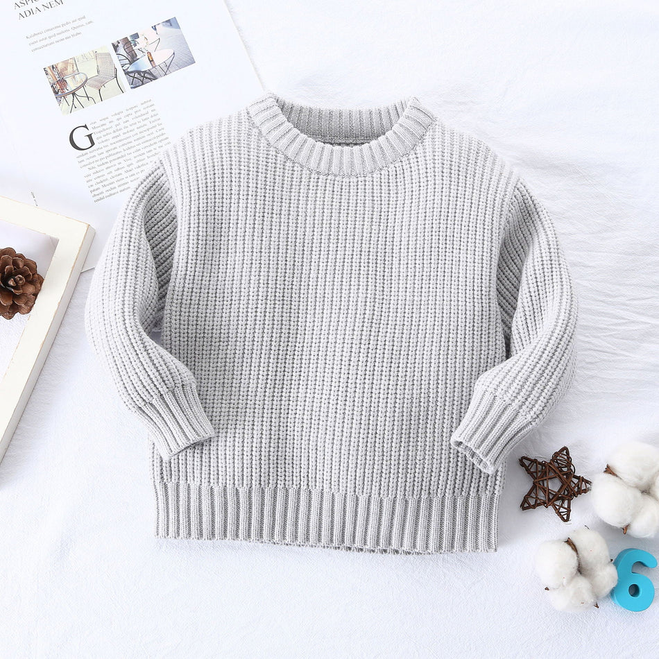 Baby Knitted Sweater Jacket – Autumn Winter Loose Fit