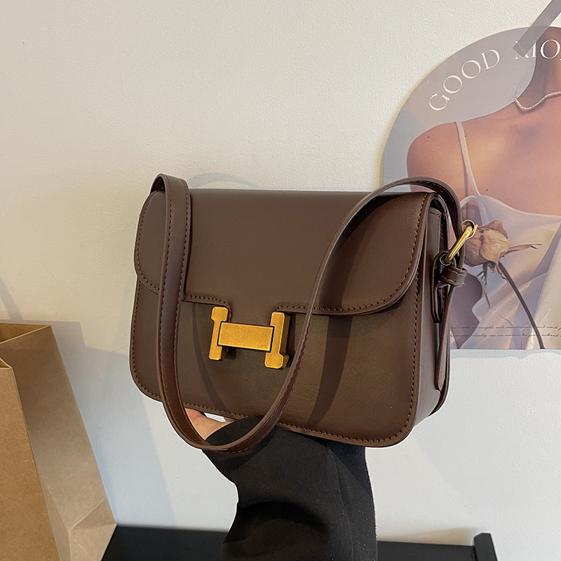 INSTOCK-Cross-border Fashion High-end Texture Shoulder Bag